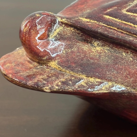 Vintage Handmade French Wooden Carved Lacquer Duck - Picture 8 of 10